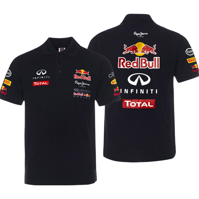 Polo Red Bull Infiniti Total Coton Homme Manche Courte